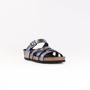 ARA Beth sandal in a silver/anthracite metallic finsuh